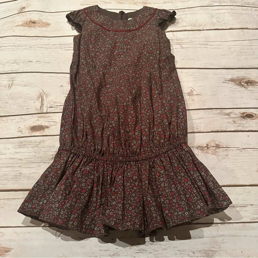 Neige brown floral dress